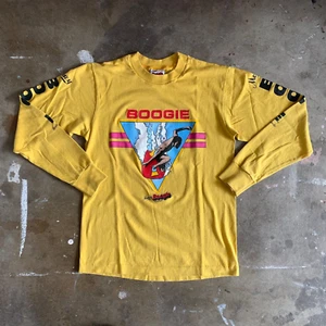 70s - 80s MOREY BOOGIE BOARD LONG SLEEVE T-SHIRT MEN SZ S BODYBOARD SURFING SURF - Picture 1 of 11