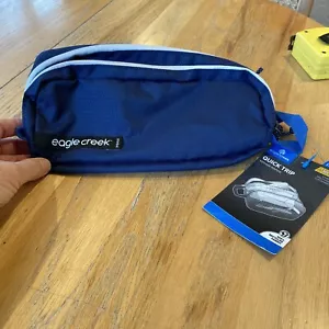 Eagle Creek Pack-It® Reveal Quick Trip Toiletry Bag Az Blue-Grey Water Resistant - Picture 1 of 13