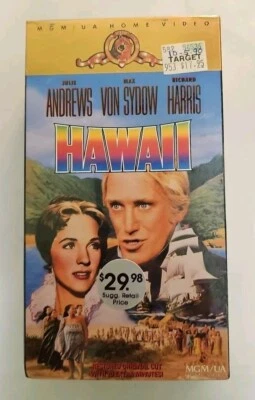 Hawaii 2 Tape VHS SEALED MGM UA Julie Andrews Max Von Sydow Richard Harris - Image 1 of 4