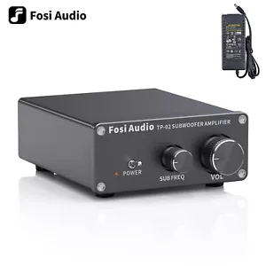 Fosi Audio TP-02 Subwoofer Amplifier TDA7498E Mini Sub Bass Amp Digital Class D - Picture 1 of 6