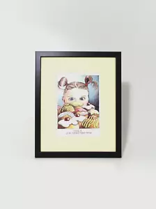Simon Drew Girls Wanna Have Buns funny print framed gift music lyrics wall decor - Picture 1 of 4