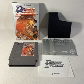 Baloncesto Doble Regate Konami Nintendo NES En Caja Con Manual 5 Tornillos Aut&eacute;ntico