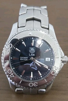 Reloj Tag Heuer 39mm Hombre Link Edición Limitada Esfera Azul Caimán SS Ref: WJ111E Foto 1 de 4