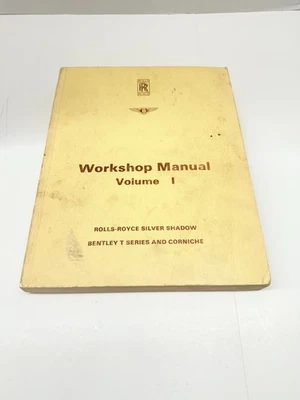 Rolls Royce Silver Shadow Bentley Serie T Corniche Manual de taller Motor Vol 1 Foto 1 de 4