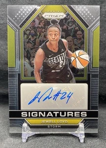 2023 Panini Prizm WNBA Signatures Jewell Loyd #SG-JWL - Picture 1 of 2