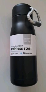 Isolier-Wasserflasche 12 Unzen Edelstahl Thermo Weite Öffnung Neu im Karton - Bild 1 von 5