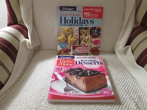 Lot Taste of Home Large Print #3-4, Holidays & Celebrations, Best-Loved Desserts - Picture 1 of 9