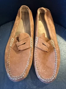 COLE HAAN Signature Grand.0S Brown Leather Driving Moccasin Loafers Men Size 9 - Picture 1 of 5