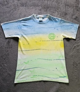 Vintage 90's LA Gear Single Stitch Puff Print Logo T-shirt Size Small - Picture 1 of 11