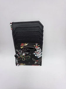 Ed Hardy Kreditkartenetui schwarz Tattoo - Bild 1 von 5