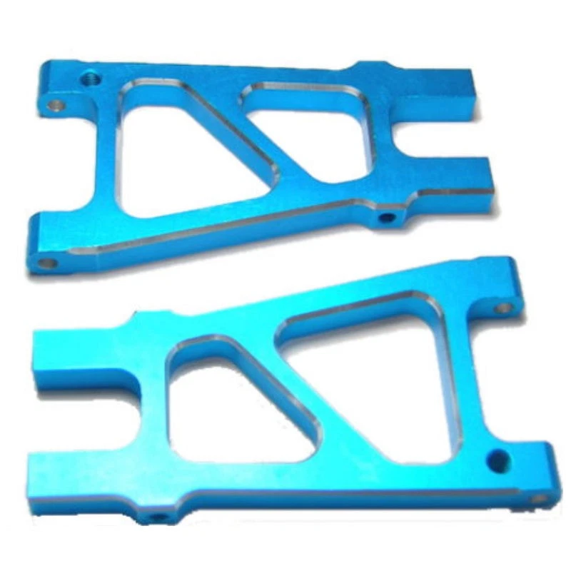 Himoto 08039B Viper Querlenker Alu blau hinten unten  - Bild 1 von 1