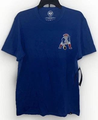 Camiseta azul embarcadero marca New England Patriots NFL '47 para hombre, talla M Foto 1 de 4
