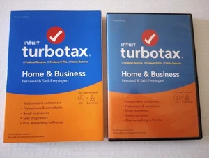 Intuit Turbo Tax 2019-Home and Business-Personal & Self-Employed Win/Mac w/Code - Picture 1 of 4
