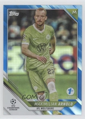 2021-22 Topps UCL Collection 1st Edition Blue Inferno Foil /30 Maximilian Arnold - Image 1 of 2