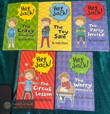 Sally Rippin book series ~ Hey Jack ~ paper backs x 5 ~ Australian writer - Image 1 of 4