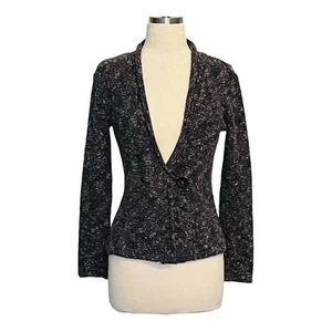 J. JILL MARLED WRAP FRONT GRAY CARDIGAN SWEATER DOUBLE BUTTON V-NECK SIZ… - Picture 1 of 8