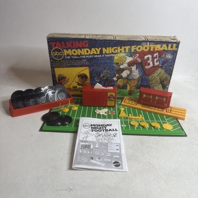 1977 Mattel ABC Talking Monday Night Football - Sportscaster WORKS - READ - Image 1 of 4
