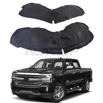 For 2019-2021 2022 CHEVROLET SILVERADO 1500 Front Fender Liners Left +Right Side Foto 1 de 4
