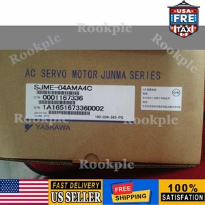 US FREE TAX 1PCS Brand  Yaskawa servo motor SJME-04AMA4C - Picture 1 of 5