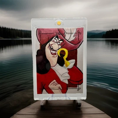 Captain Hook - 2025 Topps Disney Wonder - Sketch Card - ONE of ONE 1/1   💥💥💥 - Image 1 of 4