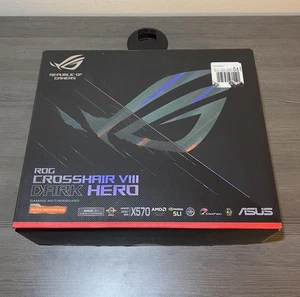 ASUS X570 ROG Crosshair VIII Dark Hero AM4 AMD ATX Motherboard - Photo 1/3