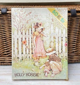 Vintage Holly Hobbie Jigsaw Puzzle 50 Pieces Inc Animal Shaped 1979 - Picture 1 of 9