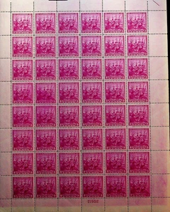 1-SHEET OF 48 SCOTT #836 MINT NEVER HINGED (no perf separations) - Picture 1 of 1