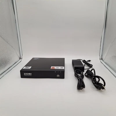 ZOSI 4K 8CH PoE NVR, H.265+ 8 Ports 16 Channel 8MP Network Video Recorder - Image 1 of 4