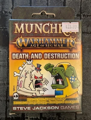 Munchkin Board Game Death and Destruction Warhammer - Age of Sigmar  - Box New - Image 1 of 2