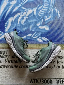 Scarpe da trail Hoka One Challenger ATR 5 da uomo taglia 11,5 1104095 MCLG Myrtle Charcoal - Foto 1 di 9