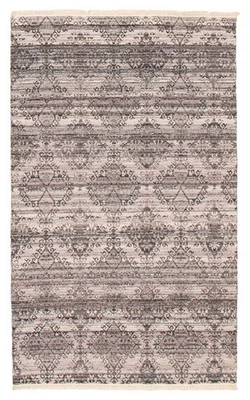 Traditional Vintage Hand Woven Oriental Carpet 5'0" x 8'2" Wool Kilim Area Rug - Image 1 of 4