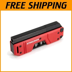 10-in-1 Folding Magnetic Pocket Screwdriver with Clip & Bottle Opener - Red - Picture 1 of 10