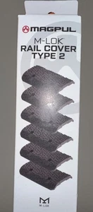 Magpul M-LOK Rail Cover Type 2 Low Profile MAG603 Black TSP Texture For Positive - Picture 1 of 6