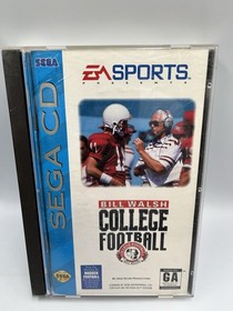 Bill Walsh College Football (Sega CD, 1993) Complete CIB