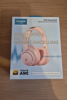 NEW Anker Soundcore  Q30 Black Multi-Mode Active  Noise Cancelling Headphone  - Image 1 of 4
