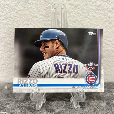 2019 Topps Opening Day Anthony Rizzo Close-Up Photo Variation SSP RARE Cubs #86 - Image 1 of 4