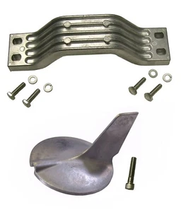Aluminum Anode Kit For Yamaha 200 - 300 Hp High Performance 2 Stroke W/Hardware - Picture 1 of 3