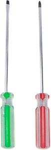 2 Pieces Long Screwdriver Set, Magnetic Tip Screwdriver Flat Head Screwdriver an - Picture 1 of 12