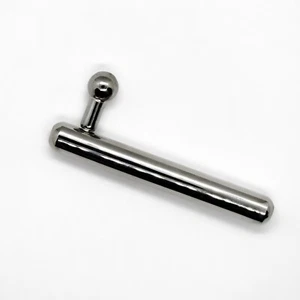 Custom Princes Wand With 8mm Ball Side Bar Many Sizes PA Wand Prince Albert - Picture 1 of 3
