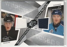 2008 08-09 SPx Winning Combos #WCEI Evgeni Malkin/Ilya Kovalchuk