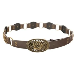 Grommet PU Leather Waist Cinch Belt Gothic Steampunk Waistband Women Ladies - Picture 1 of 7