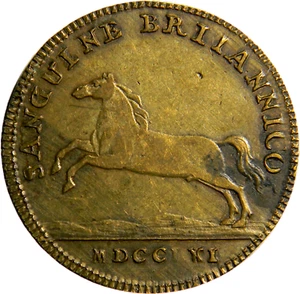 Ficha 1761 Brunswick-Luneburg SANGUINE BRITANICO MDCCLXI (03680) - Imagen 1 de 2