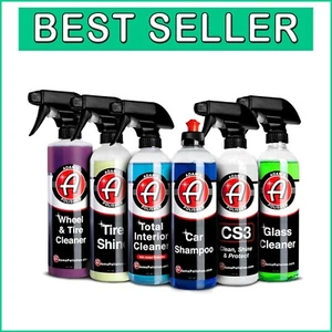 Adam's Premium 6-Piece Car Care Kit - Interior & Exterior Detailing Essentials - Picture 1 of 8