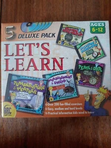 Let's Learn Deluxe 5 Pack Practical information kids need to know WINDOWS/MAC - Picture 1 of 11