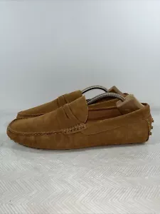 New Republic Mark McNairy Barclay Suede Driver Sz 12 Brown N3b03101 Comfy Casual - Picture 1 of 16