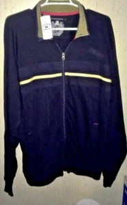 Men's XL Cutter & Buck Navy West Coast Full Zip Track Jacket MCKO0293 New - Picture 1 of 7