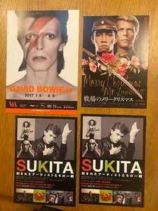 David BOWIE IS Japan Flyer Programm SUKITA Frohe Weihnachten Mr. Lawrence COOLES SET! - Bild 1 von 6