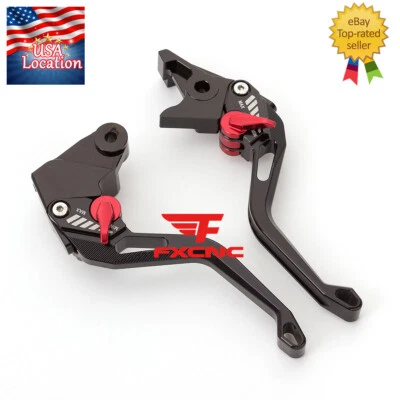 For Yamaha FJ-09/MT-09 Tracer 2015-2020 CNC Short Brake Clutch Levers Handle Set - Image 1 of 4