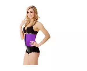 Adjustable Firm Waist Training Exercise Corset Cincher 4.8oz Purple XXL Free Shp - Picture 1 of 1