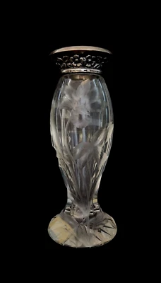 Антикварная ваза нарцисс JACOB & JENKINS ☆ из чистого серебра с колесом - Изображение 1 из 4